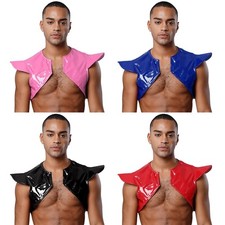 DE Tank Top Herren Lack Leder