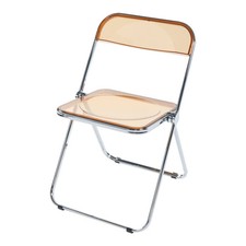 Design Klappstuhl chrome transparent neuwertig 70er Jahre Stil