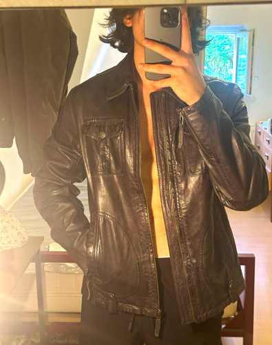 Gipsy herren lederjacke biker - gipsy,