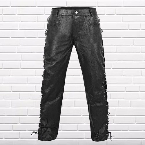 Herren schwarze lederhosen - schwarze,
