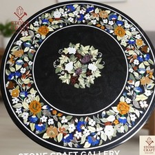 Groß Rund Marmor Inlay Ess