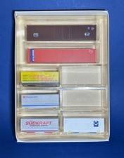 H0 M+D Klein Modellbahn 021 - 2 Container und 4 Wechselbrücken mit OVP