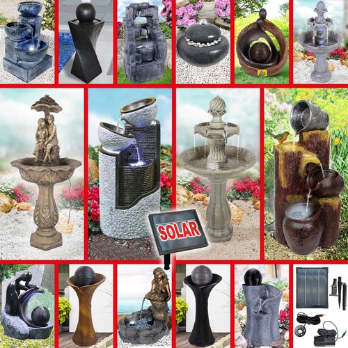 Solar gartenbrunnen spring - solar,