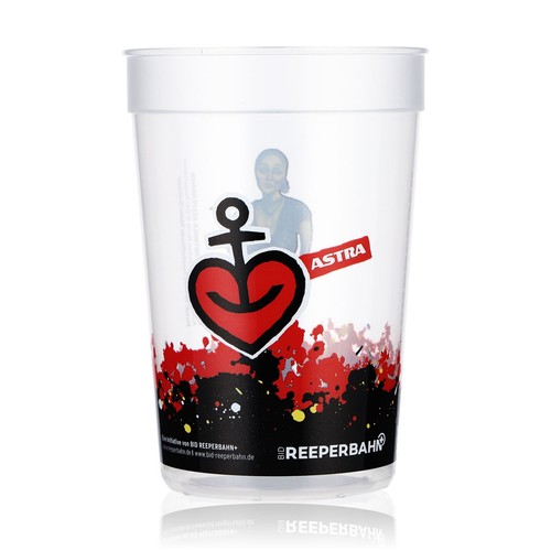 Astra bier glas - glas, mehrweg