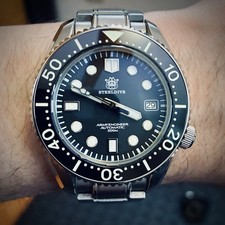 STEELDIVE SD1968 Edelstahl Automatik Diver Seiko NH35