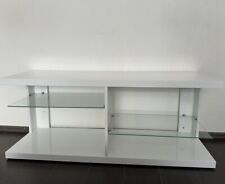 TV Lowboard weiß Hochglanz