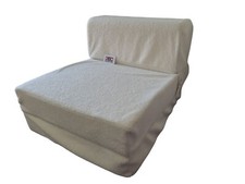 Vertbaudet Kinderzimmer Schlafsessel mit Teddyfleece in wollweiß (UVP: 109€)