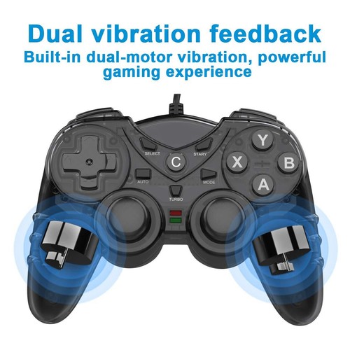 Wired dual vibration gamepad - dual,
