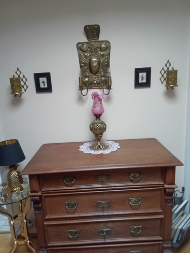 Vintage wandkerzenhalter paar - wandkerzenhalter,