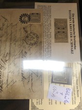 Briefmarken altdeutschland Bayern faksimile Einser Lot448