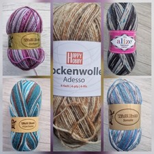 Sockenwolle 4 fach Paket