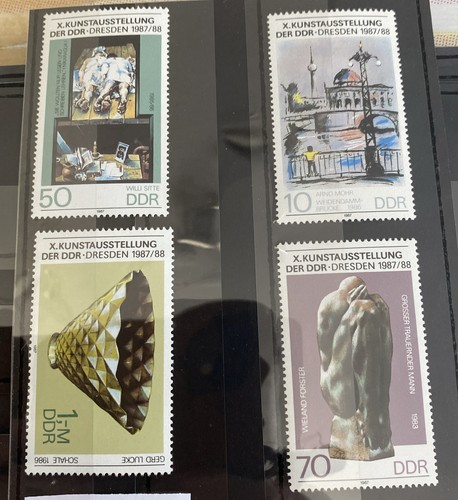 Ddr briefmarken satz 10 - ddr, briefmarken,