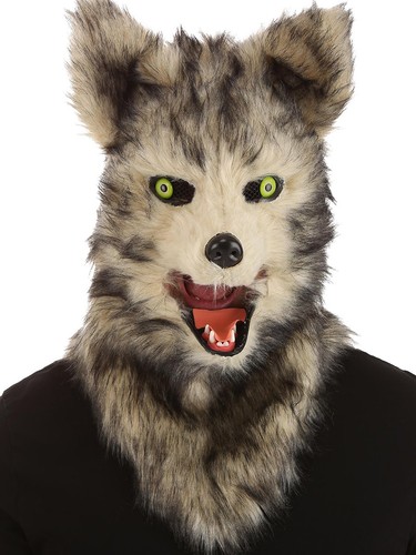 Wolf maske mit - wolf,
