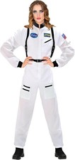 Weißes Astronauten Kostüm