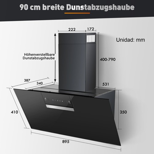 Sndoas dunstabzugshaube 90cm - sndoas,