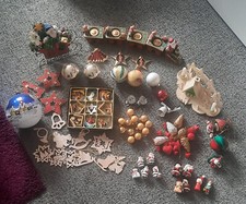 weihnacht deko  Großes konvolut gebraucht Eisenbahn Kugeln Schlitten Anhänger