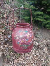 Alte bauchige Milchkanne