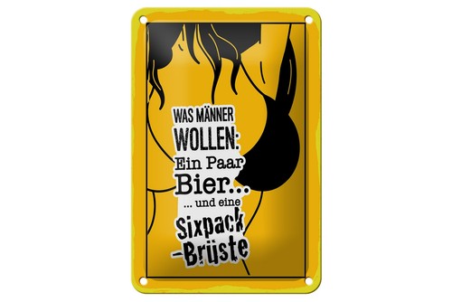 Blechschild 20x30cm gewölbt