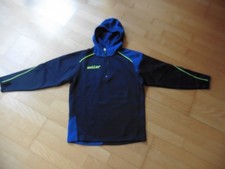 blauer Pullover Kapuzenpullover Hoodie Sport - Größe XXS (140) - Saller