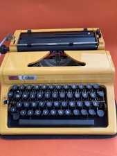 Erika Schreibmaschine Gelb Vintage Typewriter Erika Daro DDR 1960/70er