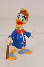 Gustav Gans Figur 50er 60er Jahre Hartgummi gemarkt handbemalt Disney vintage