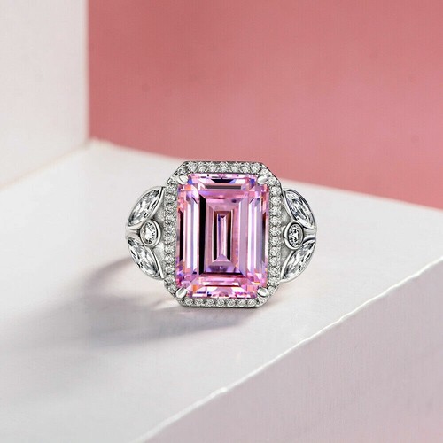 7ct smaragd simulierte rosa - smaragd,