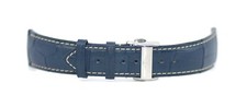 Longines Blau Leder Stahl