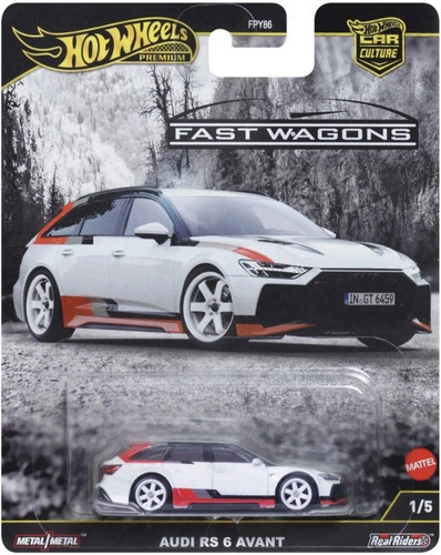 Hot wheels premium audi 6 - hot, rs