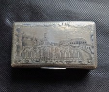 Antike silber schnupftabakdose - silber,