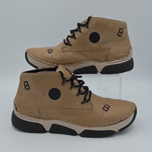 Rieker tan beige - rieker, leather