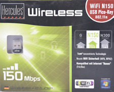 Hercules Wifi N150 WLAN Stick 150 Mbit/s USB Wi-Fi Adapter Dongle Mini 4790165