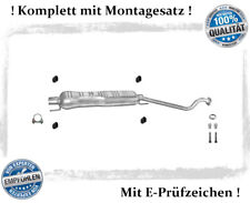 Mittelschalldämpfer für Opel Astra G 1.6 1.8 2.0 Auspuff Mitteltopf Montagesatz