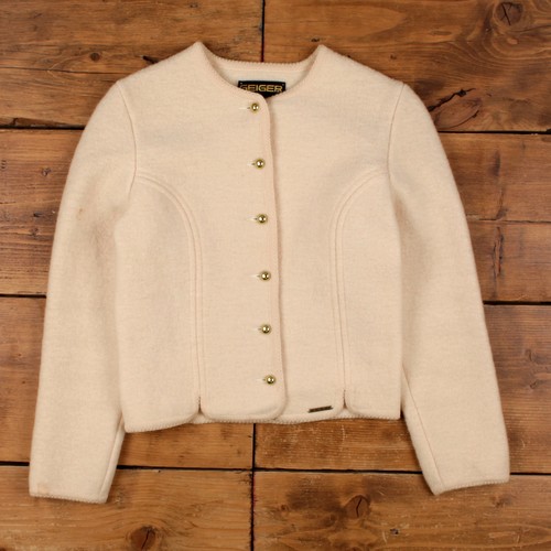 Vintage geiger kochwolle jacke - kochwolle,