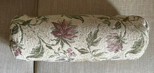 Vintage Nackenrolle Sofakissen mit antikem Gobelin - Bezug  - Stoff