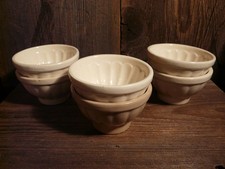 Puddingform 6x Sturzform creme antik alt brocante Landhaus Küche Backen