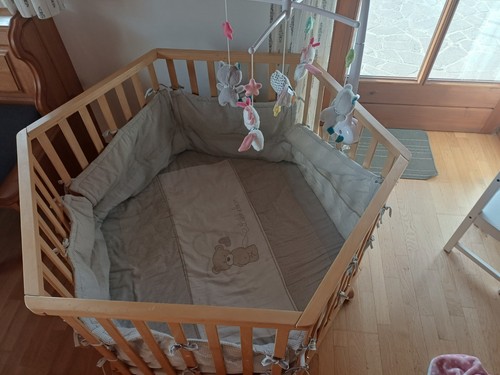 Laufstall baby aus - baby, naturholz