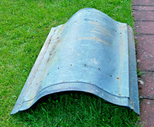 Schornsteinabdeckung 143 x 103 cm, Kupfer mit schöner Patina, "Napoleonhut"