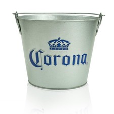 Corona Metall Eiseimer 5l Flaschen Getränke Kühler Eiswürfel Behälter Ice Bucket