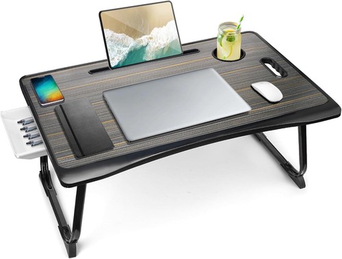 Schwarzer laptoptisch - schwarzer,