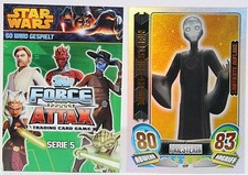 Force Attax Clone Wars Serie 5 Force Meister, Star & limitierte Karten aussuchen