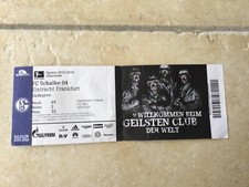 Eintrittskarte FC Schalke 04  Eintracht Frankfurt Saison 2015 2016