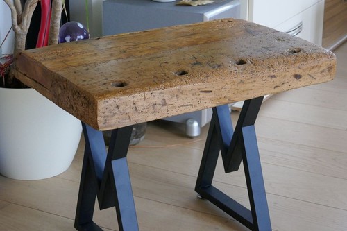 Alter couchtisch hobelbank - alter,