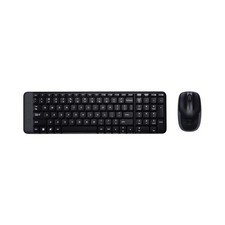 Logitech  Tastatur und Maus Set  MK220 WL black " US Layout" (B-Ware)