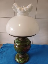 Alte Antike Petroleumlampe Majolika Kosmos Brenner