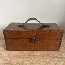 Vintage Hartholzkiste mit