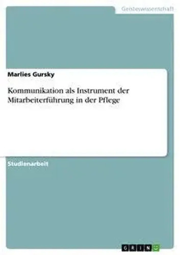 Kommunikation als instrument - kommunikation,