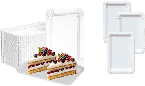 Pappteller eckig lauroo x - pappteller,
