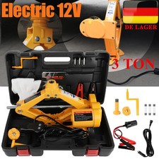 3T 12V Elektrisch Wagenheber Doppelköpfe Rangierwagenheber KFZ Heber Autoheber