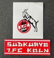 2 X  1.FC Köln Auto Aufkleber
