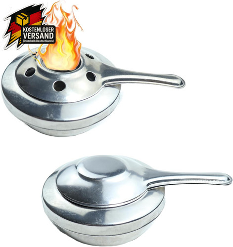 Edelstahl fondue brenner set - edelstahl,